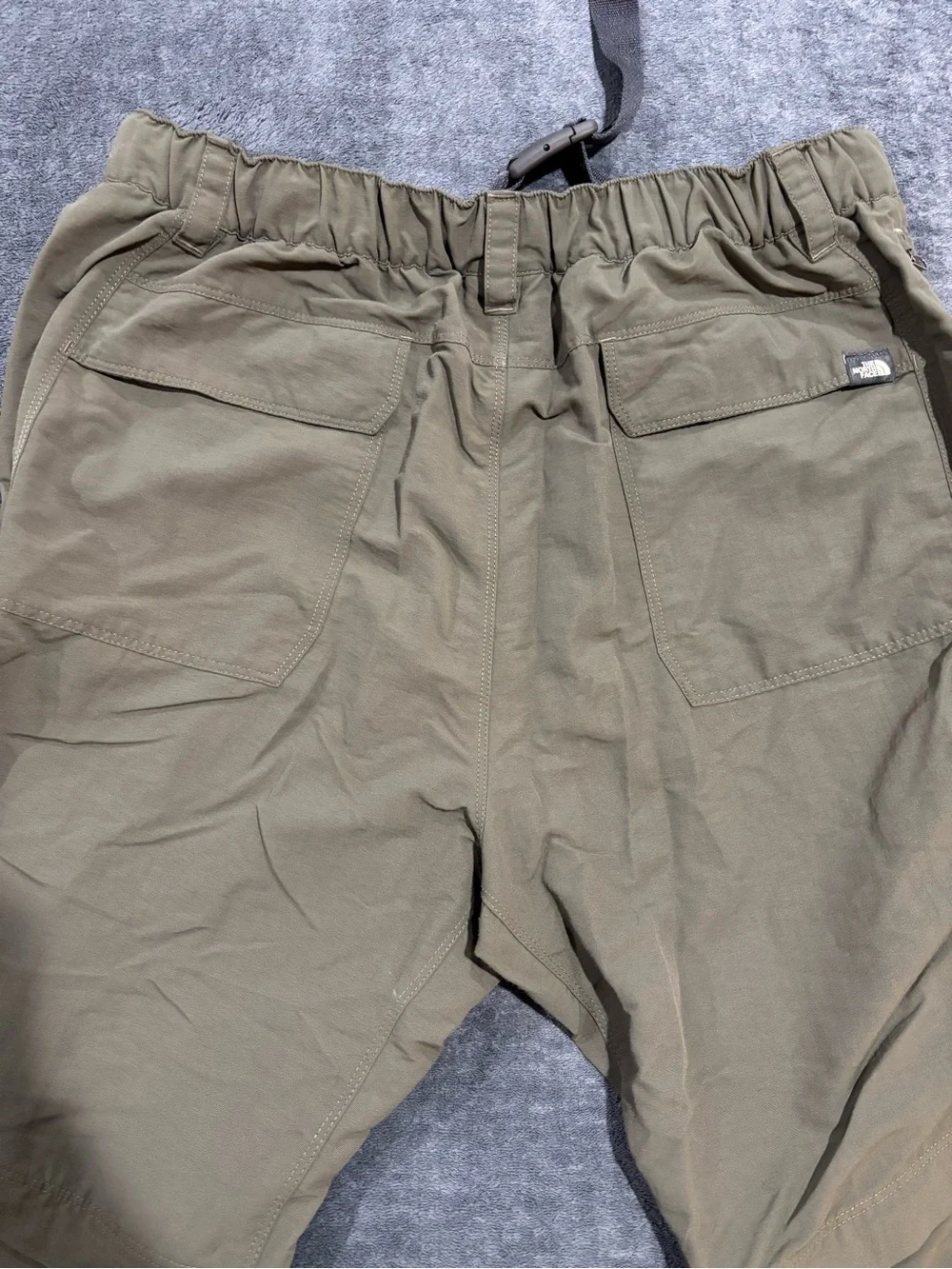North Face Men's Cargo Hiking Pants Size Medium Outdoor Convertible Belted